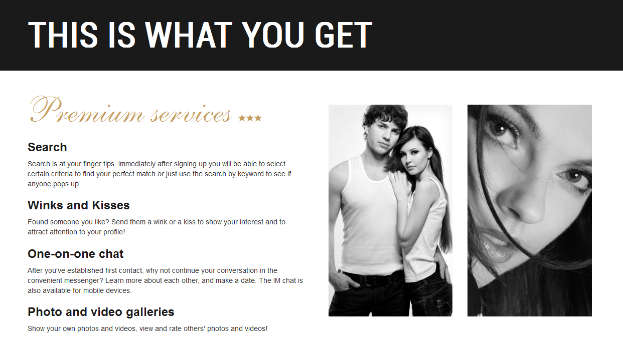 Luisia - dating website template